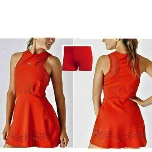 Nwt Adidas Stella McCartney Laser Tennis Dress + Shorts - CORE RED - XS